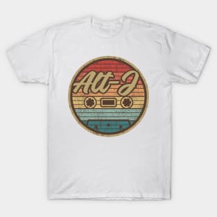 Alt-J Retro Cassette Retro Circle T-Shirt